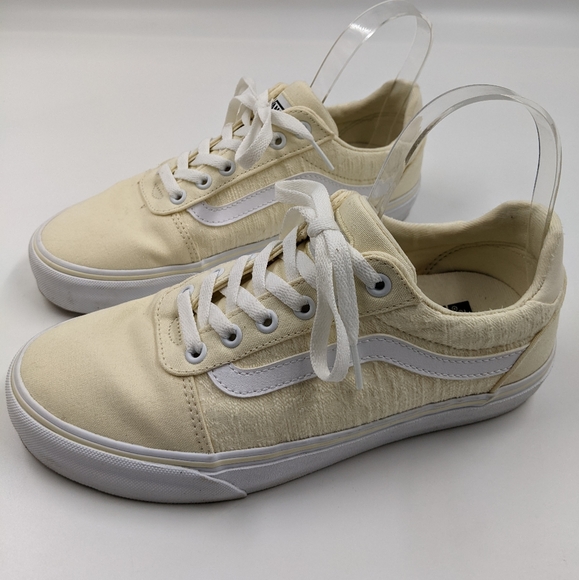 VANS Princess Paisley Old Skool Sneakers Bone White Wmn's Sz 8.5 - Picture 4 of 14